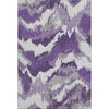 Piper Looms Mayfield Abstract AMF865 Purple Machine Washable Area Rug main image