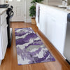 Piper Looms Mayfield Abstract AMF865 Purple Machine Washable Area Rug Runner Lifestyle Image Feature