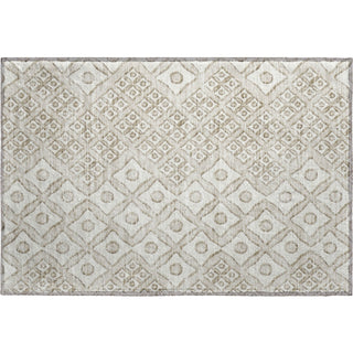 Piper Looms Mayfield Diamonds AMF866 Beige Machine Washable Area Rug Scatter Main Image