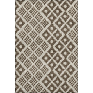 Piper Looms Mayfield Diamonds AMF866 Brown Machine Washable Area Rug main image