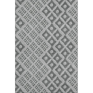 Piper Looms Mayfield Diamonds AMF866 Gray Machine Washable Area Rug main image