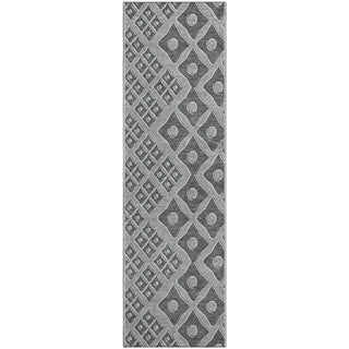 Piper Looms Mayfield Diamonds AMF866 Gray Machine Washable Area Rug Runner Main Image