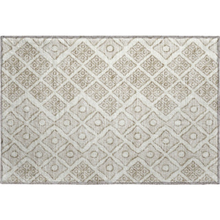 Piper Looms Mayfield Diamonds AMF866 Ivory Machine Washable Area Rug Scatter Main Image