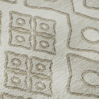 Piper Looms Mayfield Diamonds AMF866 Ivory Machine Washable Area Rug Swatch Image
