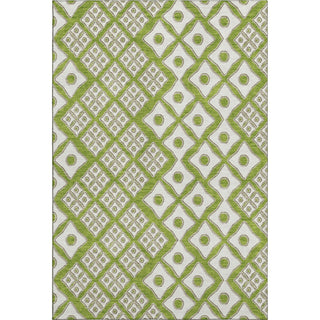 Piper Looms Mayfield Diamonds AMF866 Lime Machine Washable Area Rug main image
