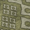 Piper Looms Mayfield Diamonds AMF866 Olive Machine Washable Area Rug Swatch Image