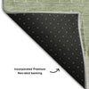 Piper Looms Mayfield Stripes AMF867 Aloe Machine Washable Area Rug Backing Image