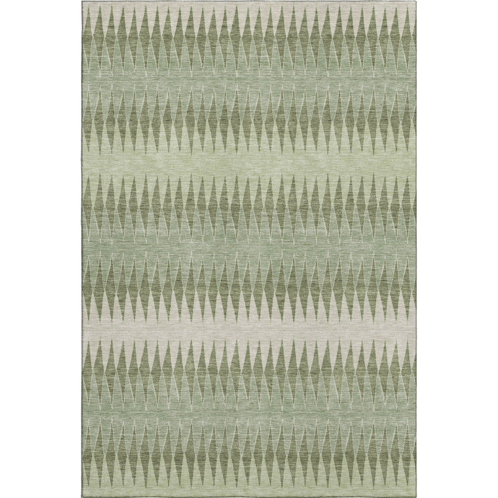 Piper Looms Mayfield Stripes AMF867 Aloe Machine Washable Area Rug main image