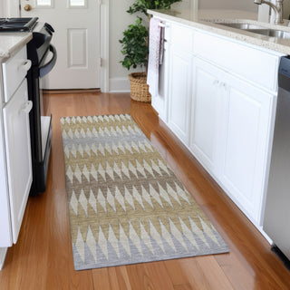 Piper Looms Mayfield Stripes AMF867 Beige Machine Washable Area Rug Runner Lifestyle Image Feature