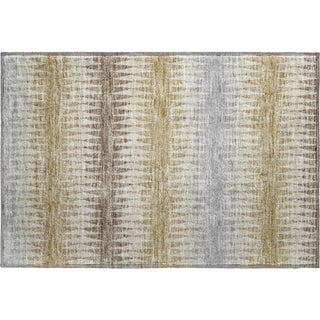 Piper Looms Mayfield Stripes AMF867 Beige Machine Washable Area Rug Scatter Main Image