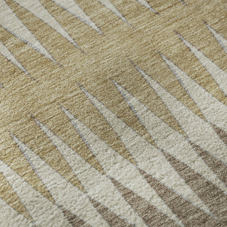 Piper Looms Mayfield Stripes AMF867 Beige Machine Washable Area Rug Swatch Image