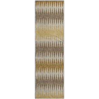 Piper Looms Mayfield Stripes AMF867 Chocolate Machine Washable Area Rug Runner Main Image
