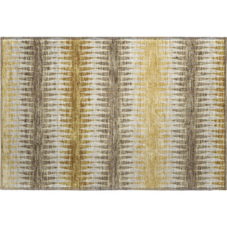 Piper Looms Mayfield Stripes AMF867 Chocolate Machine Washable Area Rug Scatter Main Image