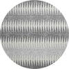 Piper Looms Mayfield Stripes AMF867 Gray Machine Washable Area Rug Round Main Image