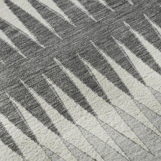 Piper Looms Mayfield Stripes AMF867 Gray Machine Washable Area Rug Swatch Image