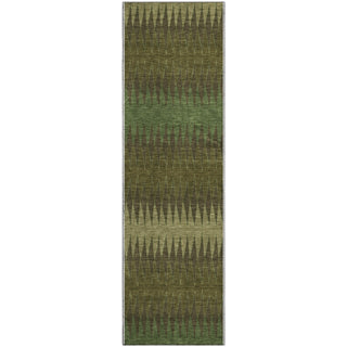 Piper Looms Mayfield Stripes AMF867 Olive Machine Washable Area Rug Runner Main Image