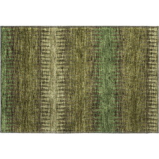 Piper Looms Mayfield Stripes AMF867 Olive Machine Washable Area Rug Scatter Main Image