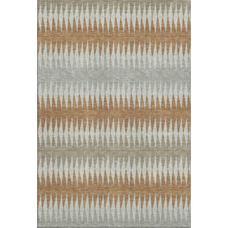 Piper Looms Mayfield Stripes AMF867 Paprika Machine Washable Area Rug main image