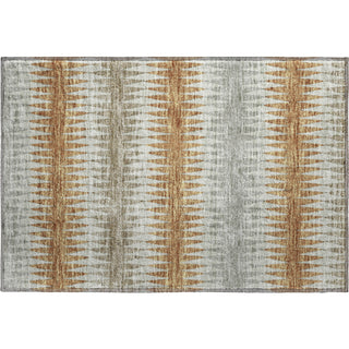 Piper Looms Mayfield Stripes AMF867 Paprika Machine Washable Area Rug Scatter Main Image
