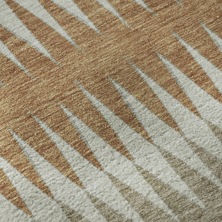 Piper Looms Mayfield Stripes AMF867 Paprika Machine Washable Area Rug Swatch Image