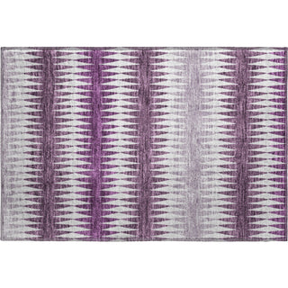 Piper Looms Mayfield Stripes AMF867 Purple Machine Washable Area Rug Scatter Main Image