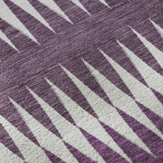 Piper Looms Mayfield Stripes AMF867 Purple Machine Washable Area Rug Swatch Image
