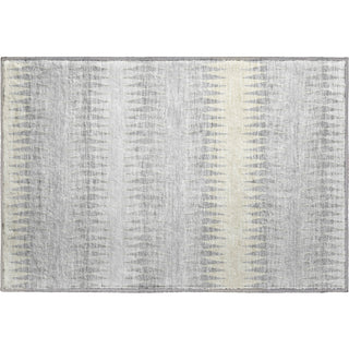 Piper Looms Mayfield Stripes AMF867 Silver Machine Washable Area Rug Scatter Main Image