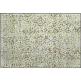 Piper Looms Mayfield Floral AMF868 Aloe Machine Washable Area Rug Scatter Main Image
