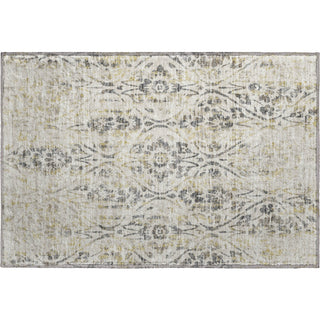 Piper Looms Mayfield Floral AMF868 Beige Machine Washable Area Rug Scatter Main Image
