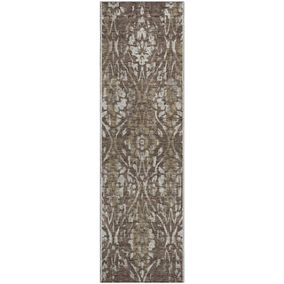 Piper Looms Mayfield Floral AMF868 Brown Machine Washable Area Rug Runner Main Image