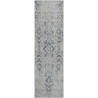 Piper Looms Mayfield Floral AMF868 Gray Machine Washable Area Rug Runner Main Image
