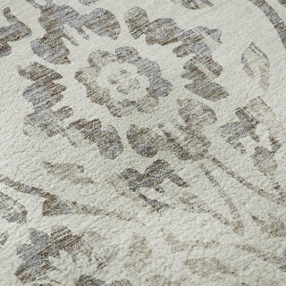 Piper Looms Mayfield Floral AMF868 Ivory Machine Washable Area Rug Swatch Image