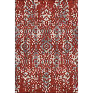 Piper Looms Mayfield Floral AMF868 Red Machine Washable Area Rug main image