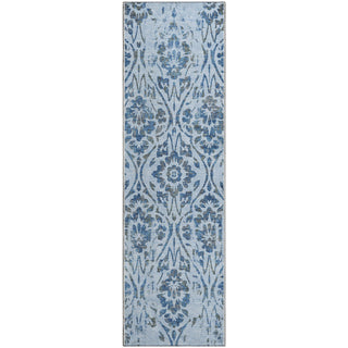 Piper Looms Mayfield Floral AMF868 Sky Machine Washable Area Rug Runner Main Image
