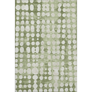 Piper Looms Mayfield Circles AMF869 Aloe Machine Washable Area Rug main image