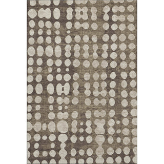 Piper Looms Mayfield Circles AMF869 Brown Machine Washable Area Rug main image