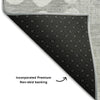 Piper Looms Mayfield Circles AMF869 Gray Machine Washable Area Rug Backing Image