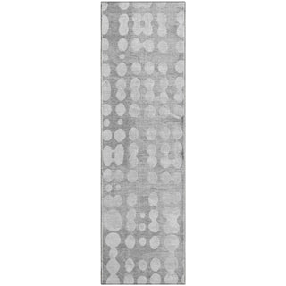 Piper Looms Mayfield Circles AMF869 Gray Machine Washable Area Rug Runner Main Image