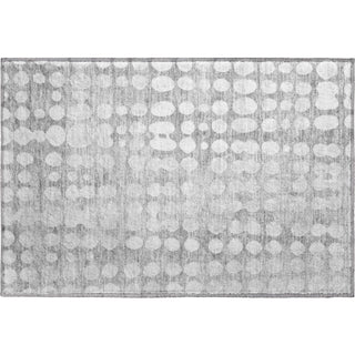 Piper Looms Mayfield Circles AMF869 Gray Machine Washable Area Rug Scatter Main Image
