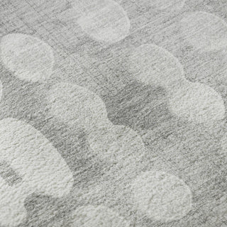 Piper Looms Mayfield Circles AMF869 Gray Machine Washable Area Rug Swatch Image