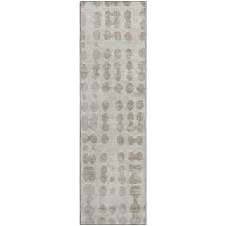 Piper Looms Mayfield Circles AMF869 Ivory Machine Washable Area Rug Runner Main Image
