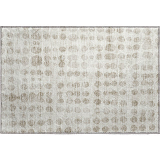 Piper Looms Mayfield Circles AMF869 Ivory Machine Washable Area Rug Scatter Main Image