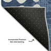 Piper Looms Mayfield Circles AMF869 Navy Machine Washable Area Rug Backing Image