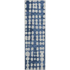 Piper Looms Mayfield Circles AMF869 Navy Machine Washable Area Rug Runner Main Image