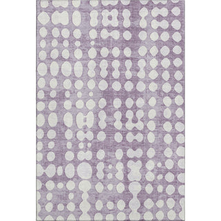 Piper Looms Mayfield Circles AMF869 Purple Machine Washable Area Rug main image