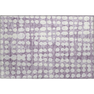 Piper Looms Mayfield Circles AMF869 Purple Machine Washable Area Rug Scatter Main Image