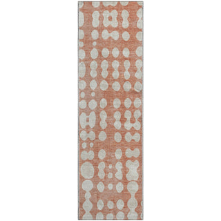 Piper Looms Mayfield Circles AMF869 Salmon Machine Washable Area Rug Runner Main Image