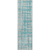 Piper Looms Mayfield Circles AMF869 Teal Machine Washable Area Rug Runner Main Image