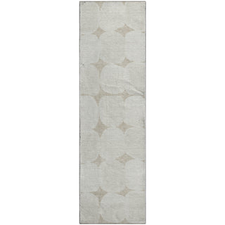 Piper Looms Mayfield Circles AMF870 Beige Machine Washable Area Rug Runner Main Image