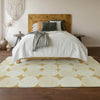 Piper Looms Mayfield Circles AMF870 Gold Machine Washable Area Rug Lifestyle Image Feature